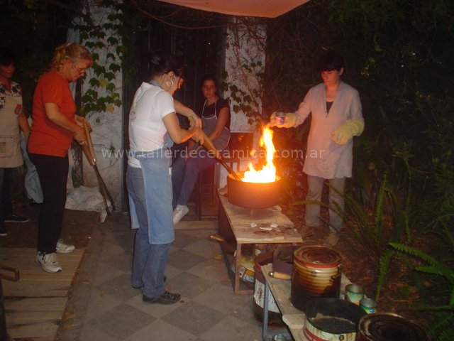 Horneada de raku de abril
